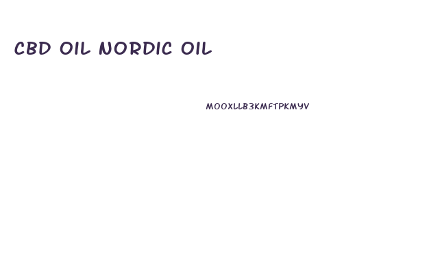 Cbd Oil Nordic Oil