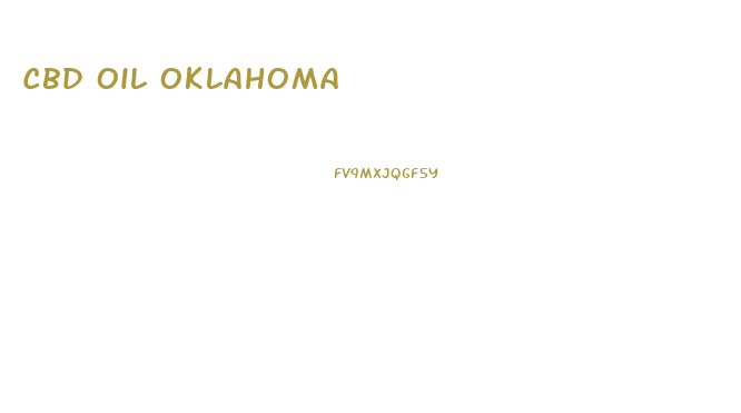 Cbd Oil Oklahoma