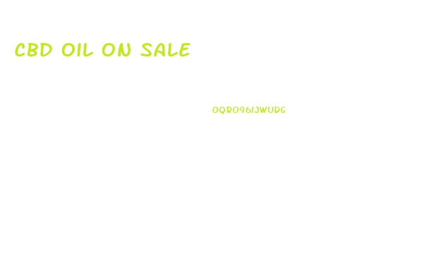 Cbd Oil On Sale