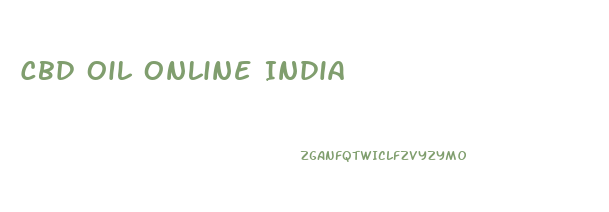 Cbd Oil Online India