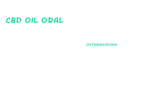 Cbd Oil Oral