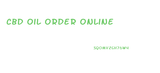 Cbd Oil Order Online
