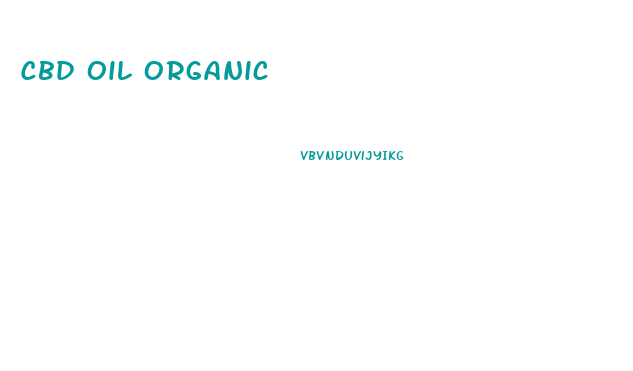 Cbd Oil Organic