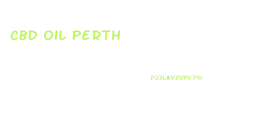 Cbd Oil Perth