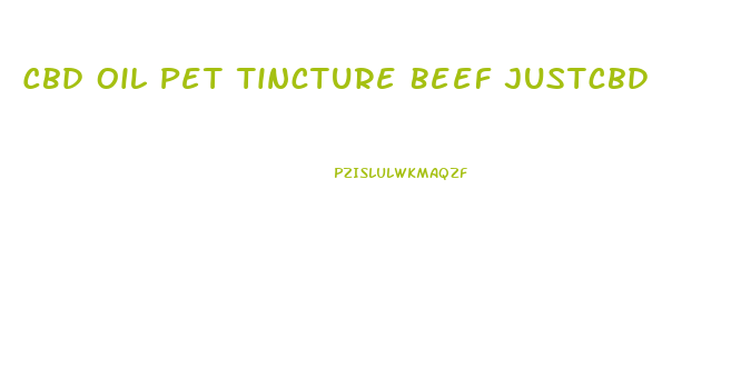 Cbd Oil Pet Tincture Beef Justcbd