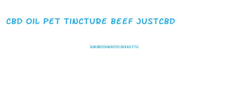 Cbd Oil Pet Tincture Beef Justcbd