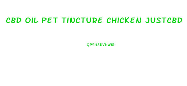 Cbd Oil Pet Tincture Chicken Justcbd
