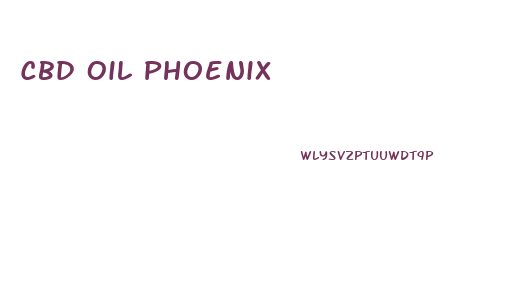 Cbd Oil Phoenix
