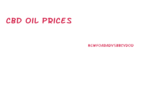 Cbd Oil Prices