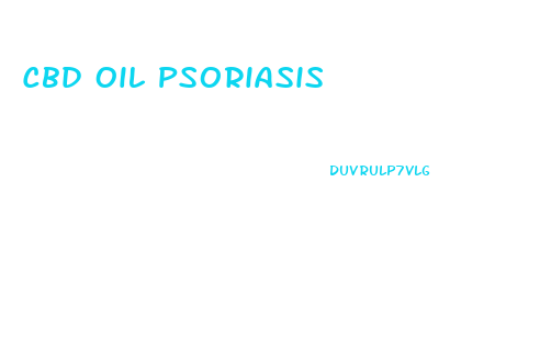 Cbd Oil Psoriasis