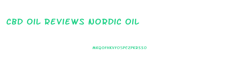 Cbd Oil Reviews Nordic Oil