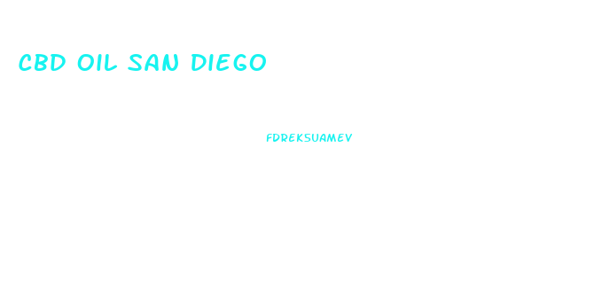 Cbd Oil San Diego