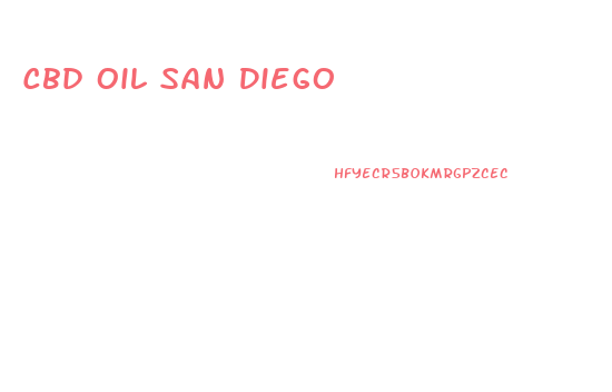 Cbd Oil San Diego