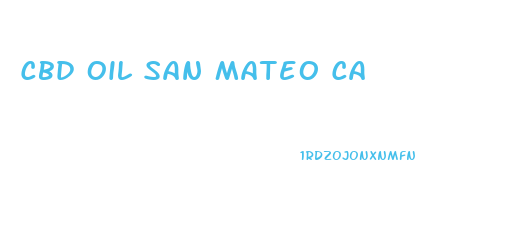 Cbd Oil San Mateo Ca