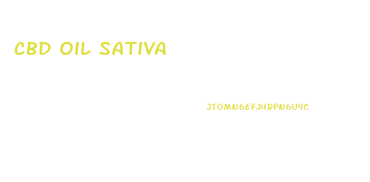 Cbd Oil Sativa