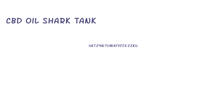 Cbd Oil Shark Tank