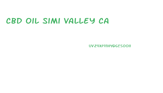 Cbd Oil Simi Valley Ca