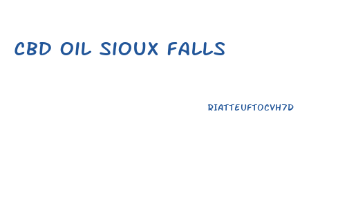 Cbd Oil Sioux Falls