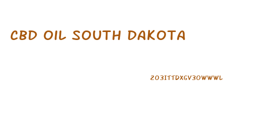 Cbd Oil South Dakota