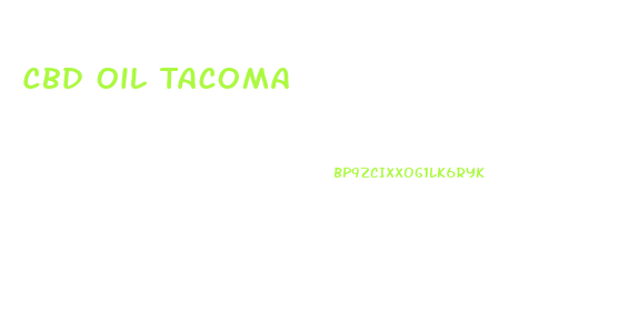 Cbd Oil Tacoma