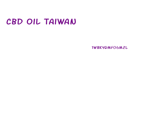 Cbd Oil Taiwan