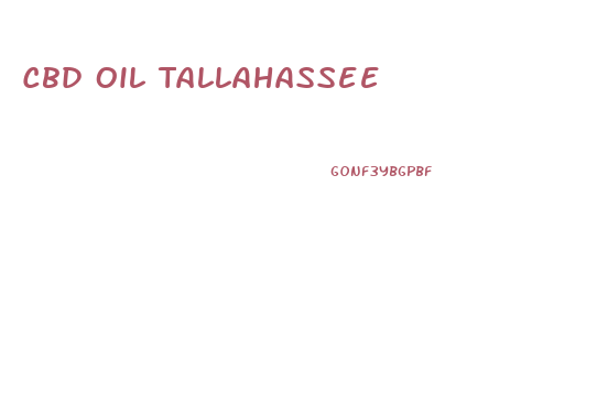 Cbd Oil Tallahassee