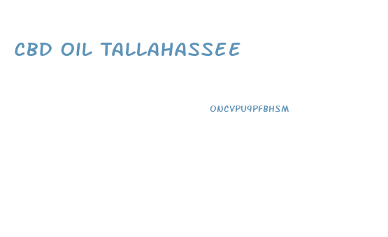 Cbd Oil Tallahassee