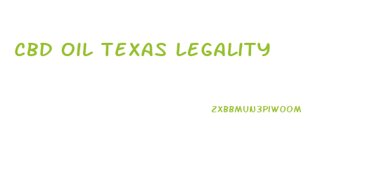Cbd Oil Texas Legality