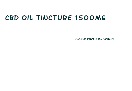 Cbd Oil Tincture 1500mg
