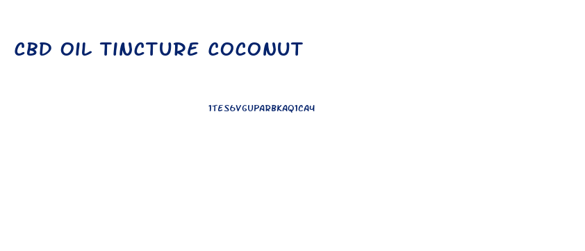 Cbd Oil Tincture Coconut