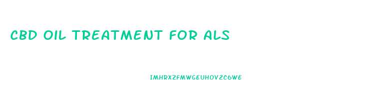 Cbd Oil Treatment For Als