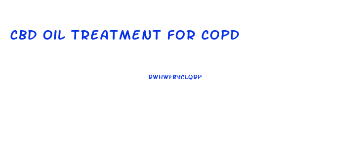 Cbd Oil Treatment For Copd