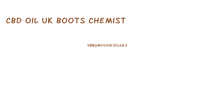 Cbd Oil Uk Boots Chemist