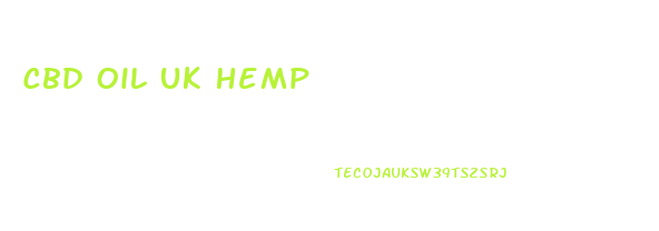 Cbd Oil Uk Hemp