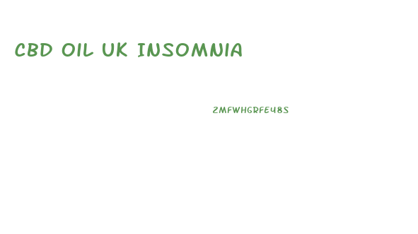 Cbd Oil Uk Insomnia