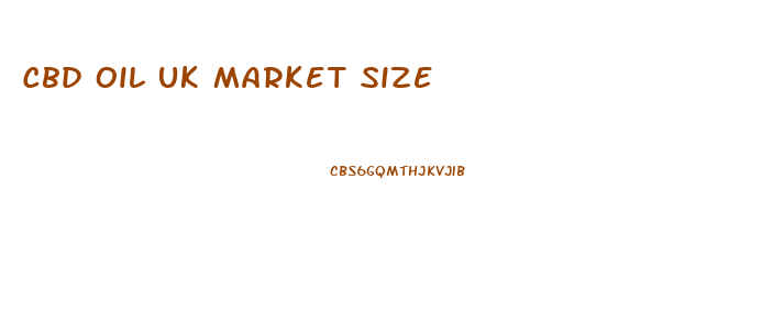 Cbd Oil Uk Market Size