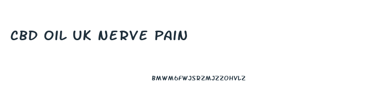 Cbd Oil Uk Nerve Pain