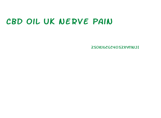 Cbd Oil Uk Nerve Pain