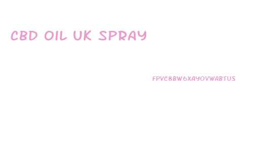 Cbd Oil Uk Spray