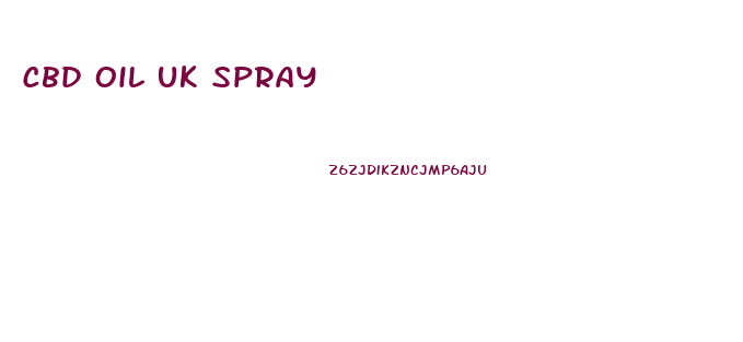 Cbd Oil Uk Spray