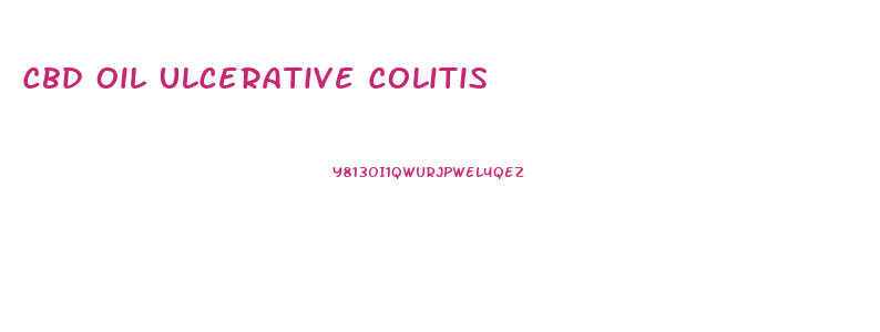 Cbd Oil Ulcerative Colitis