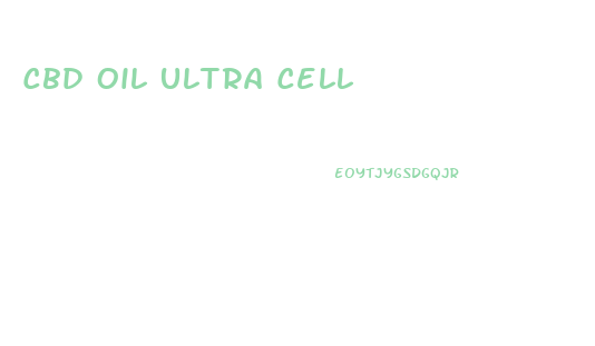 Cbd Oil Ultra Cell