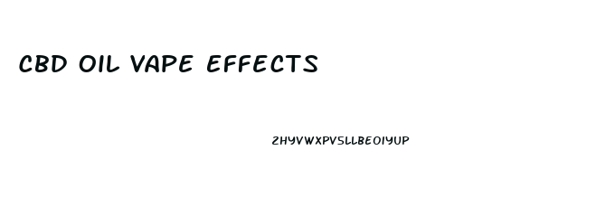 Cbd Oil Vape Effects