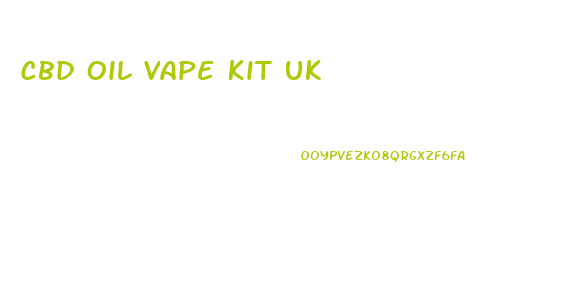 Cbd Oil Vape Kit Uk