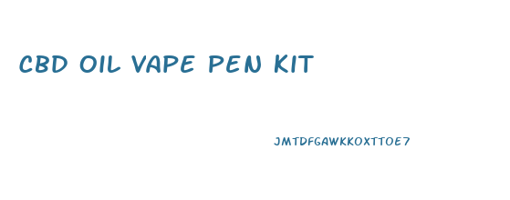 Cbd Oil Vape Pen Kit