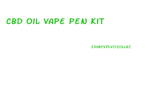 Cbd Oil Vape Pen Kit