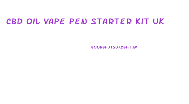 Cbd Oil Vape Pen Starter Kit Uk