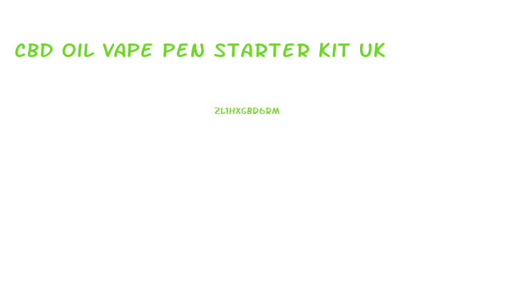 Cbd Oil Vape Pen Starter Kit Uk