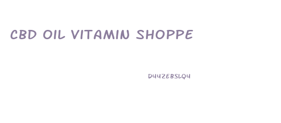 Cbd Oil Vitamin Shoppe