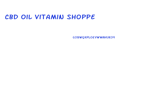 Cbd Oil Vitamin Shoppe